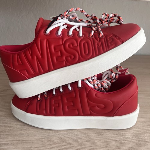 Sneakers desigual rosso logo - sneakers,