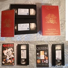 VHS Queen Box of flix , live in Rio e Magic years 3