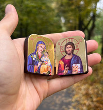 Icona dittico di Gesù Cristo