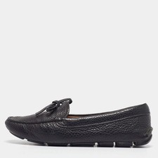 Mocassini Prada in pelle nera