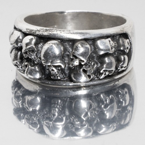 Anello teschio 925 argento - anello, a