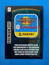 Calciatori Panini Adrenalyn 2018-19 2019 Card Online Premium Oro