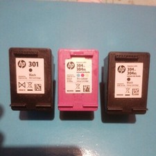 Cartucce Esauste Vuote Originali Hp 301 304 stampante nero colore Black colorata
