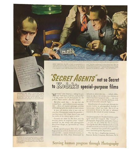 Kodak pubblicità 1943 agente - pubblicità,