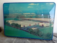 NISSAN.insegna Luminosa Primi Anni 80 Proveniente da Vecchio  Stabilimento Roma.