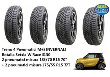 Treno 4 Pneumatici 135/70 R15 + 175/55 R15 Rotalla S130 INVERNALI Smart ForTwo