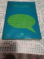 Textes et langages. Approches