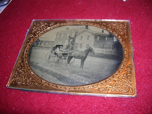 Piastra tintype due donne - piastra,
