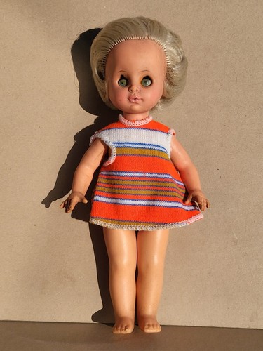 Tin toy 1960 doll bambola - no, doll/bambola