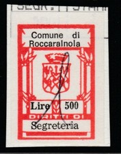 Italia Marca Comunale ROCCARAINOLA Usata A4P39F33038
