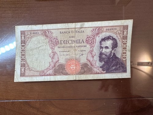 Banconota lire 10000 - banconota,
