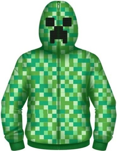 Felpa con cappuccio minecraft - con,