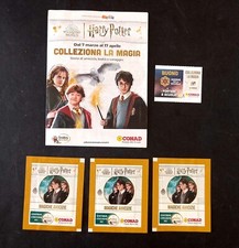 HARRY POTTER - CONAD 2022 - depliant + 3 Bustine di Figurine e un bollino 