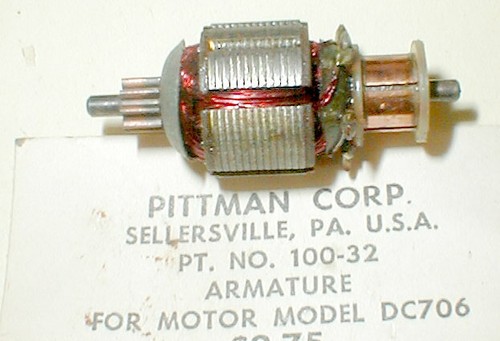 Pittman armature dc706 - armature, slot