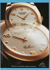 BELLEU000-PUBBLICITA'/ADVERTISING-2000- ROLEX CELLINI