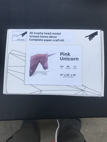 Testa trofeo rosa - di,