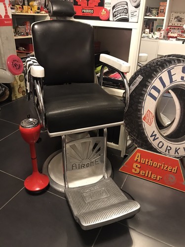 Sedia barbiere vintage - sedia,