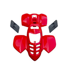 Carena Quad ATV – Kit Plastiche Carenatura Miniquad Completa ROSSO Universale