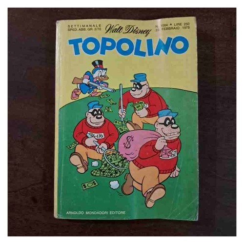 Topolino libretto 1004 walt - topolino, n.1004