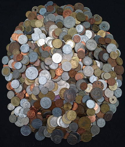 Monete mondiali lotto - mondiali, 5,011