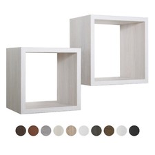 Mensole cubo parete set - a,