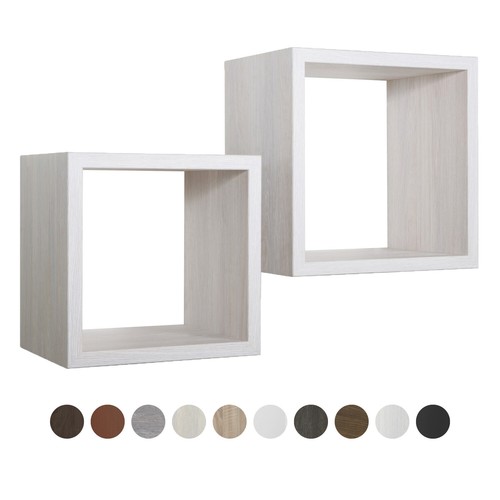 Mensole cubo parete - cubo, set