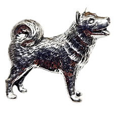 Husky Pin Badge Peltro