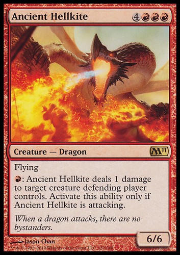 Mtg ancient hellkite exc - exc,