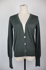 FRED PERRY CARDIGAN MAGLIONE MAGLIA DONNA TG M WOMAN SWEATER CASUAL LANA WOOL