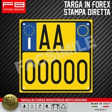 TARGA RIPETITRICE Moto Enduro