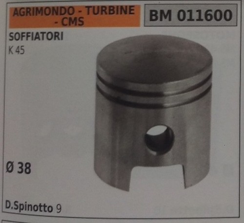 Pistone completo soffiatore - completo,