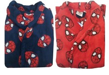VESTAGLIA DA CAMERA BIMBO INVERNALE CORAL PILE CON CINTURA MARVEL SPIDERMAN