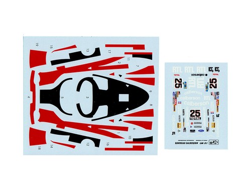 Decal jps rondeau m 379 - -, rtl