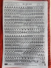 TWO Letraset INSTANT LETTERING