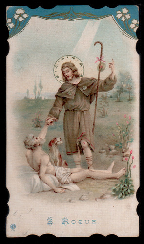 Antico santino holy card - g2,