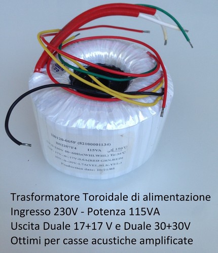 Trasformatore alimentazione