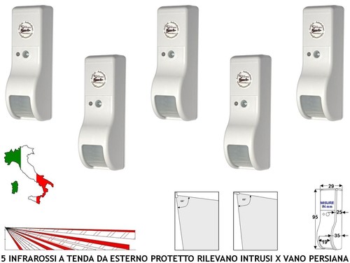 Sensore infrarossi tenda - 5,