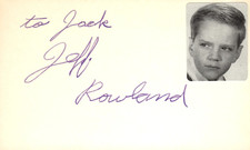 Carta indice 3x5 - , autografata