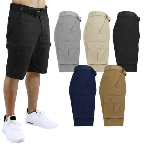 Pantaloncini cargo uomo cotone