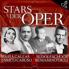 CD Stars Il Opera Con Maria Callas,Rudolf Schock,Enrico Caruso 6CDs