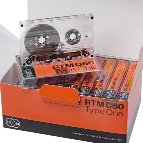 Rtm blank audio cassettes - blank, c60