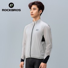 ROCKBROS Cycling WindCoat Jacket Jersey LongSleeves Breathable Windproof Unisex