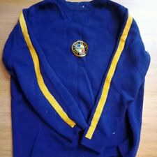 VINTAGE ANNI 50-60 MAGLIONE PURA LANA SCI CLUB TORINO- SAN PAOLO LARGE SKI