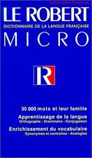 Le Robert Micro de la langue