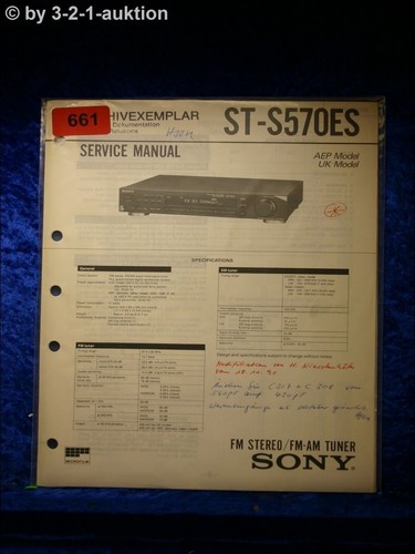 Manuale servizio sony - manuale,