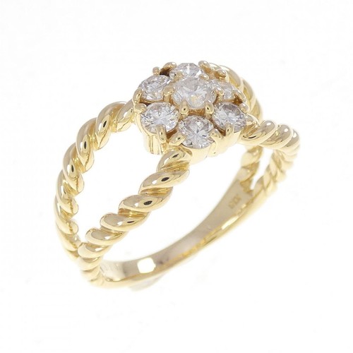 Autentico anello con - , diamanti
