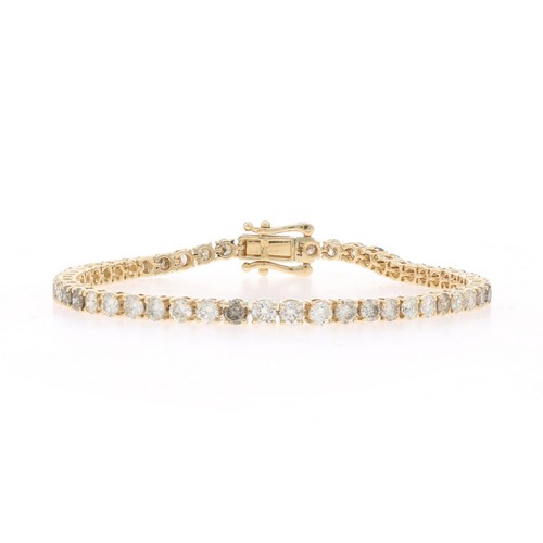 Bracciale tennis oro giallo - in,