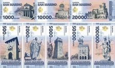 San Marino 500 - 100.000 Scudi