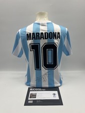 Maglia Dell'Argentina Diego Maradona Firmata Autografo COA Nuova L