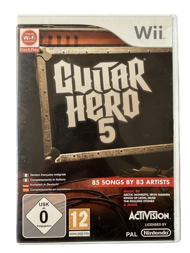Guitar hero nintendo wii pal - guitar,